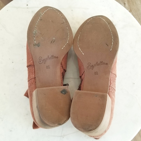 Seychelles Score Cognac Leather Boots Booties Boho Coastal Cowgirl Western - Picture 12 of 15